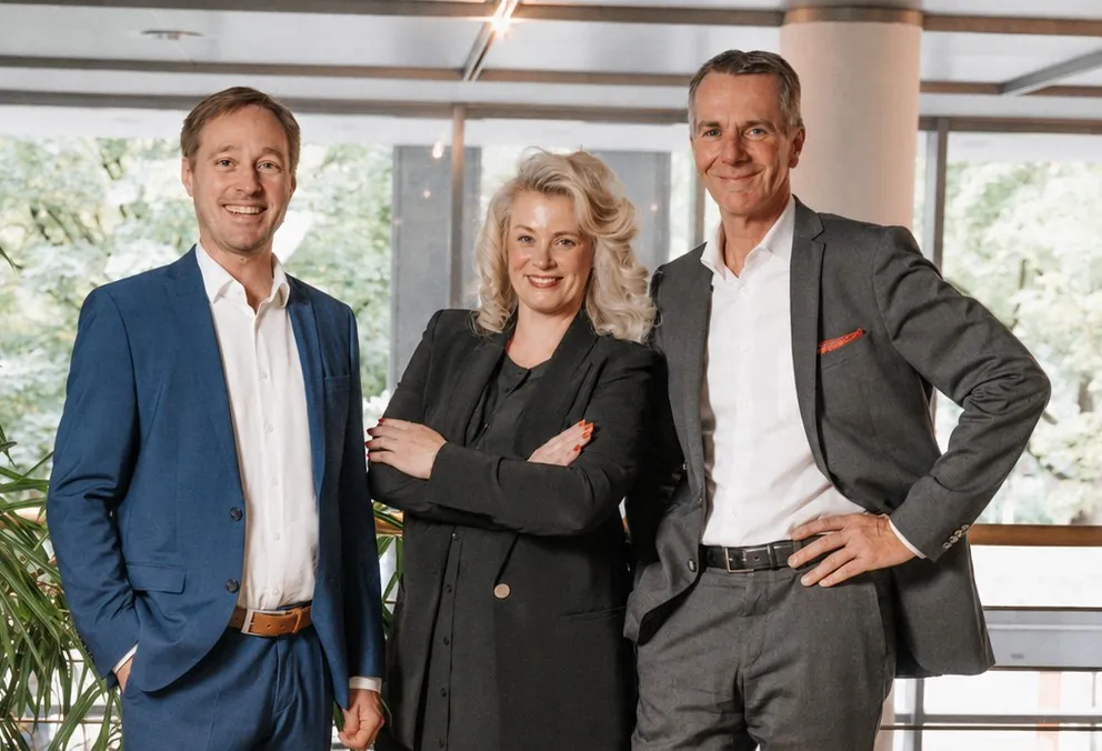 Geschäftsführung: Dominik Holten, Sabrina Geith und Dr. Kurt Scheid